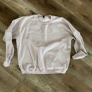 Frank and Oak lavender Crew Sweater